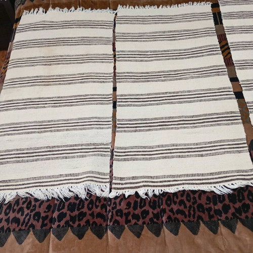 Vintage wool rugs like new, handmade folk art