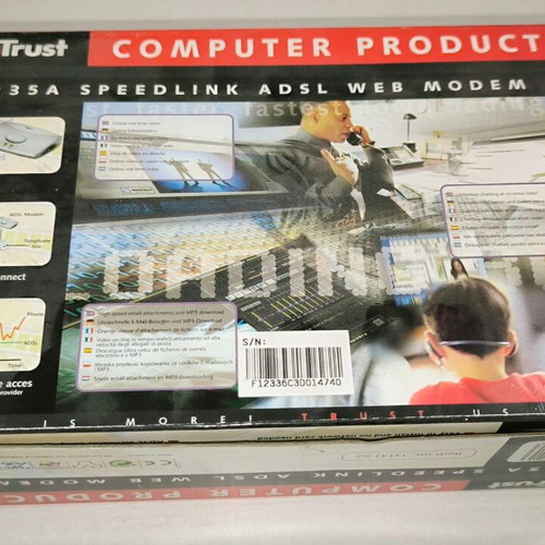 Trust 235A Speedlink ADSL Web Modem new