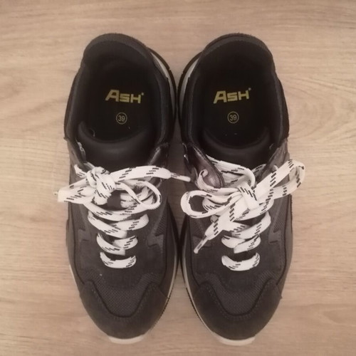 ASH Addict chunky sneakers size 39 Greystone Black