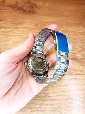 Mechanical automatic waterproof watch new, men's