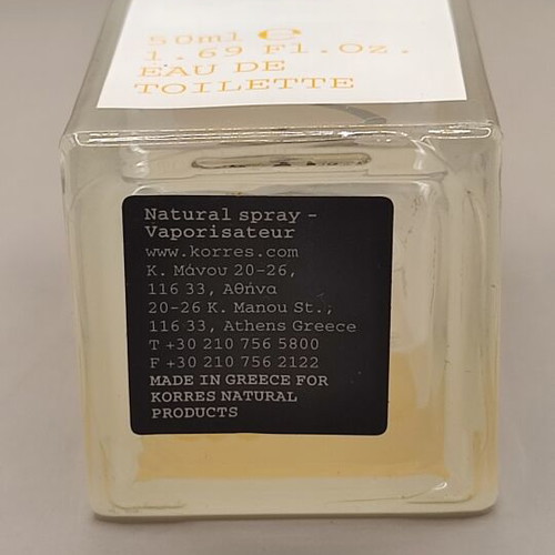 Korres White Tea Bergamot Freesia Eau de Toilette 50ml used