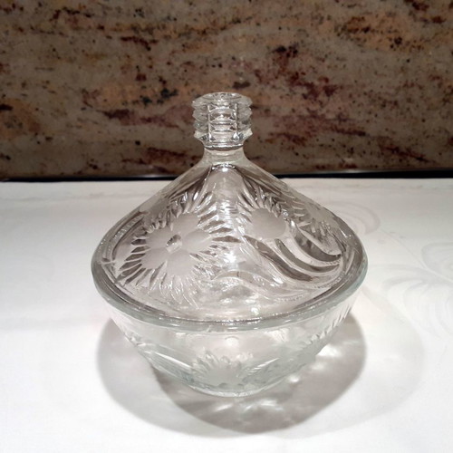 Crystal fondant dish from 1970 like new