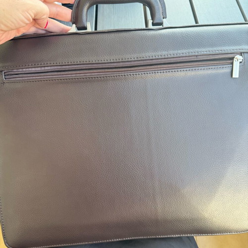 Men's laptop bag new brown with shoulder strap