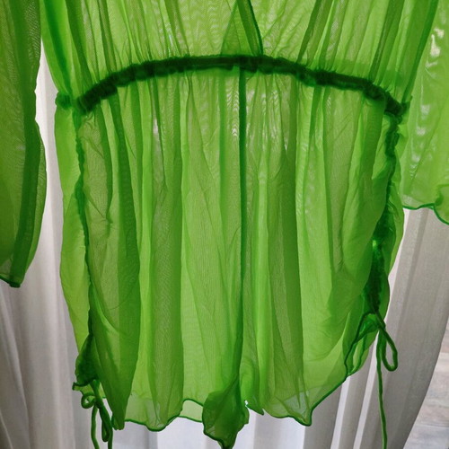 Lime Neon Romper Cover-Up for Swimwear like new