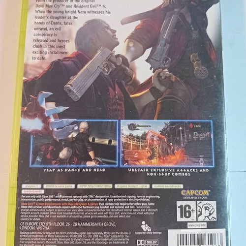 Devil May Cry 4 Xbox 360 game