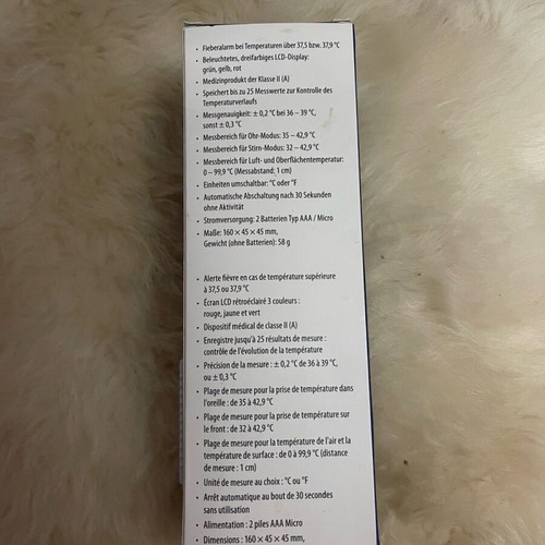 Thermometer 3 in 1 like new, sealed