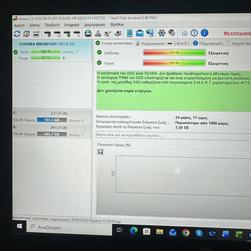 Toshiba 500GB 2.5 inch HDD