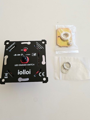 Built-in LED Dimmer iolloi 3-100W Rotary Light Control