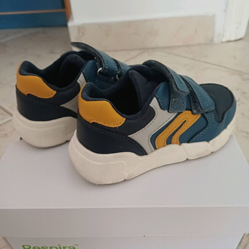 Geox athletic shoes used, size 25, waterproof, blue