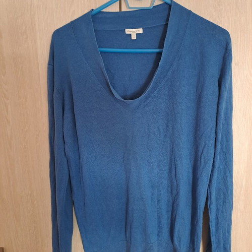 Massimo Dutti women's spring sweater blue XL like new