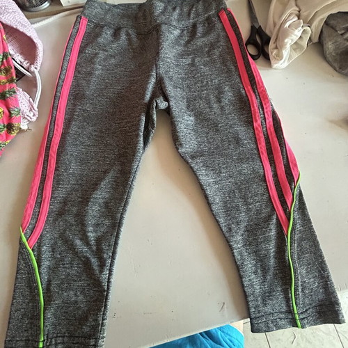 Adidas Capri Sports Leggings like new, gray and pink, size S