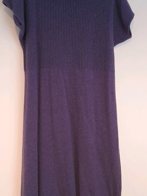 Purple knitted wool dress United Colors of Benetton like new, size S