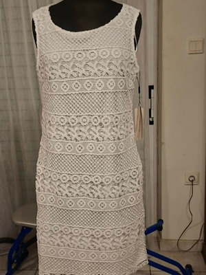 Roman white dress size M new with tags