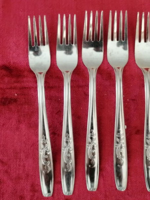 Forks inox set of 5 Amalia Afentaki Chalkis new