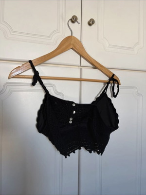Black knitted top Pull & Bear like new
