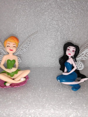 Disney Fairies Tinkerbell Figures set of 6 like new