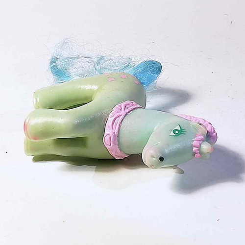 Plastic pony figures set used, plastic toy ponies