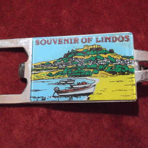 Vintage Bell "Lindos" Bottle Opener like new, made in Korea