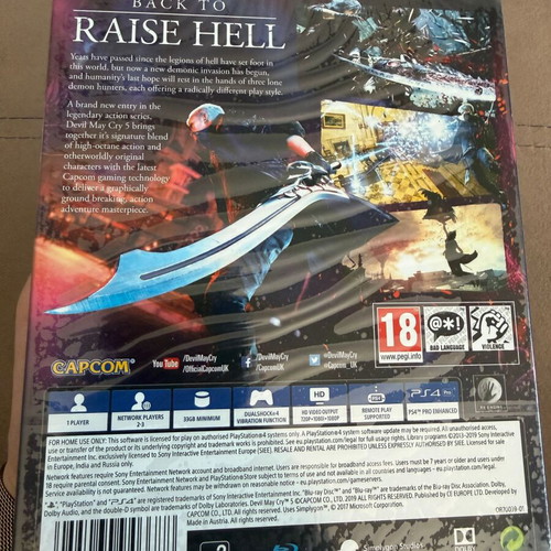 Devil May Cry 5 Deluxe Edition new, factory sealed for PlayStation 4