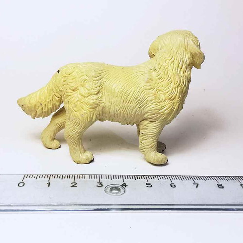 Dog plastic figure toy used