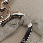 Burberry silver heart bag charm like new