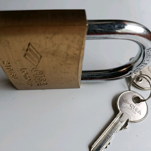 CISA Logo Line 210/60 brass padlock like new