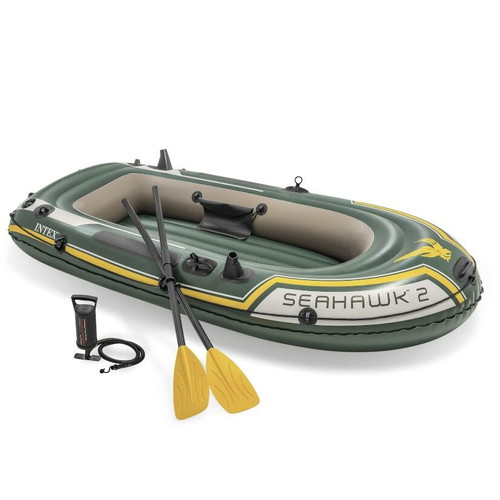 Seahawk 2 Challenger inflatable boat with oars and pump