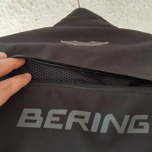 Bering men's winter motorcycle jacket 3XL like new, black