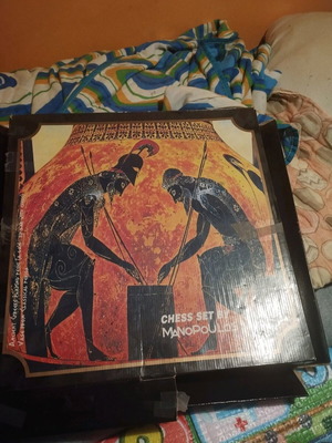 Manopoulos chess set new handmade
