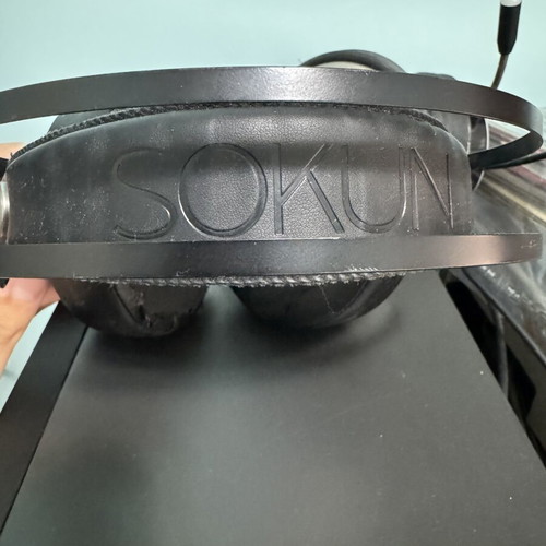Sokun HD-2800G gaming headset with microphone and USB, used
