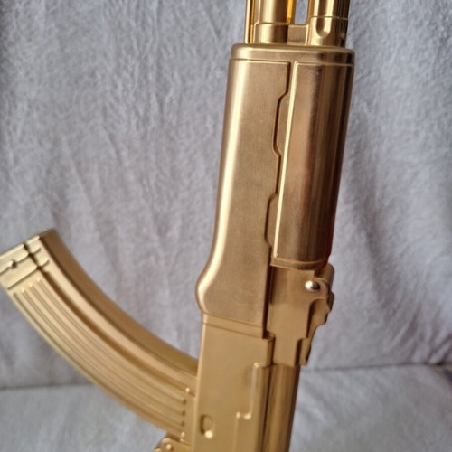 Flos Lounge Gun Lamp Philippe Starck authentic gold finish