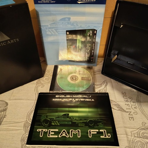 Team F1 PC video game Big Box like new