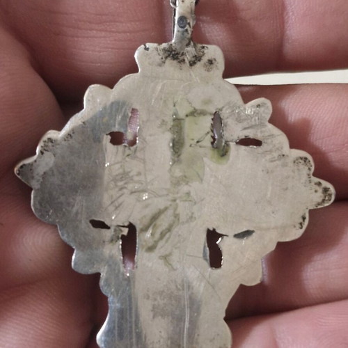Silver cross with sabati used, solid