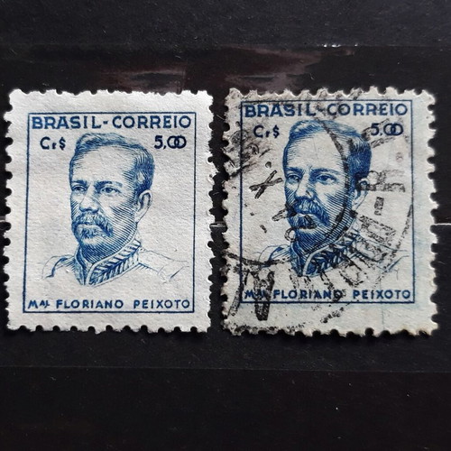 Brazil 1941 stamps 5 cr Floriano Peixoto like new (2 pcs)
