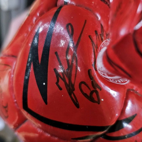 Olympiacos collectible ball with signatures 2005-2008 new