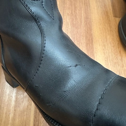 Louis Vuitton Heritage Line riding boots used, size 38.5, black