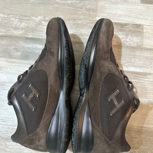 Hogan shoes brown suede like new, men's size 41.5