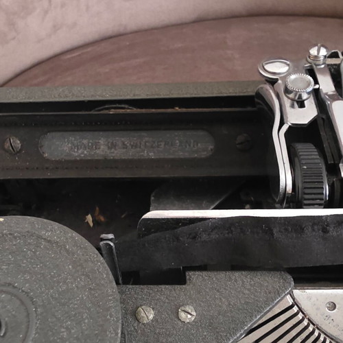 Hermès Baby Paillard Suisse typewriter with Greek keyboard, circa 1938