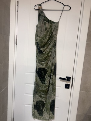 Decoro midi dress khaki for summer
