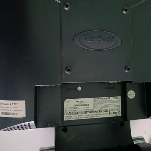 View Sonic computer monitor used
