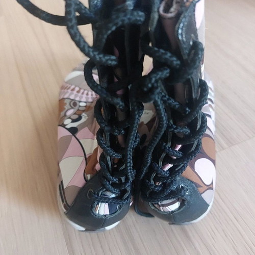 Emilio Pucci ankle boots used, multicolor, size 40