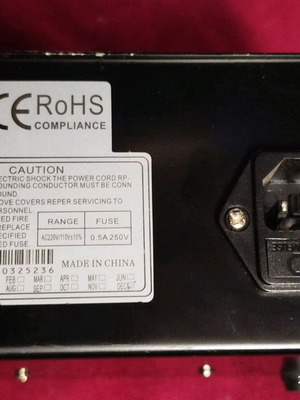 Tattoo machine power supply used