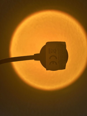 Sunset Lamp USB LED προβολέας με πολύχρωμο ουράνιο τόξο