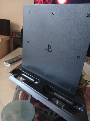 PlayStation 4 console 500GB with stand and new cables