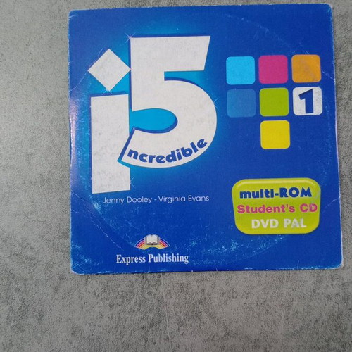 Incredible 5 1 English books like new, student's book, workbook, grammar, DVD, ebook