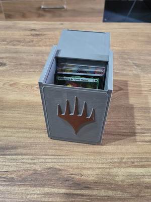Magic the Gathering 3d printed κουτί αποθήκευσης καρτών παιχνιδιού καινούργιο, συρόμενο καπάκι