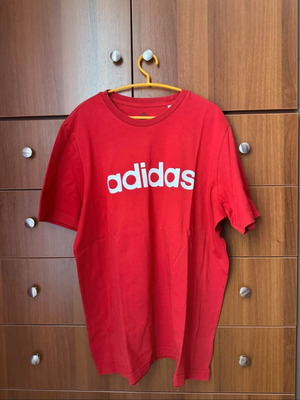 Adidas T-shirt, red, XL