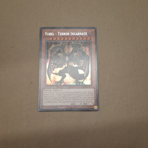 Yubel Terror Incarnate card near mint