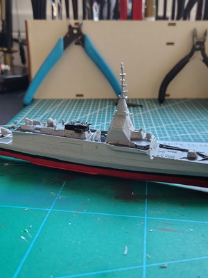 Belharra Fdi model ship scale 1/700 like new