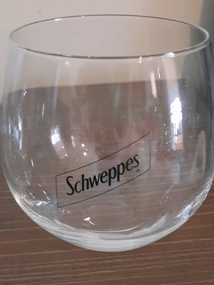 Schweppes glasses new, set of 2 pieces